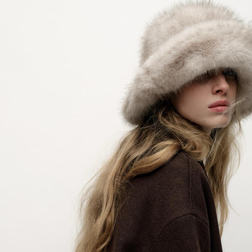 Zara Faux Fur Hat